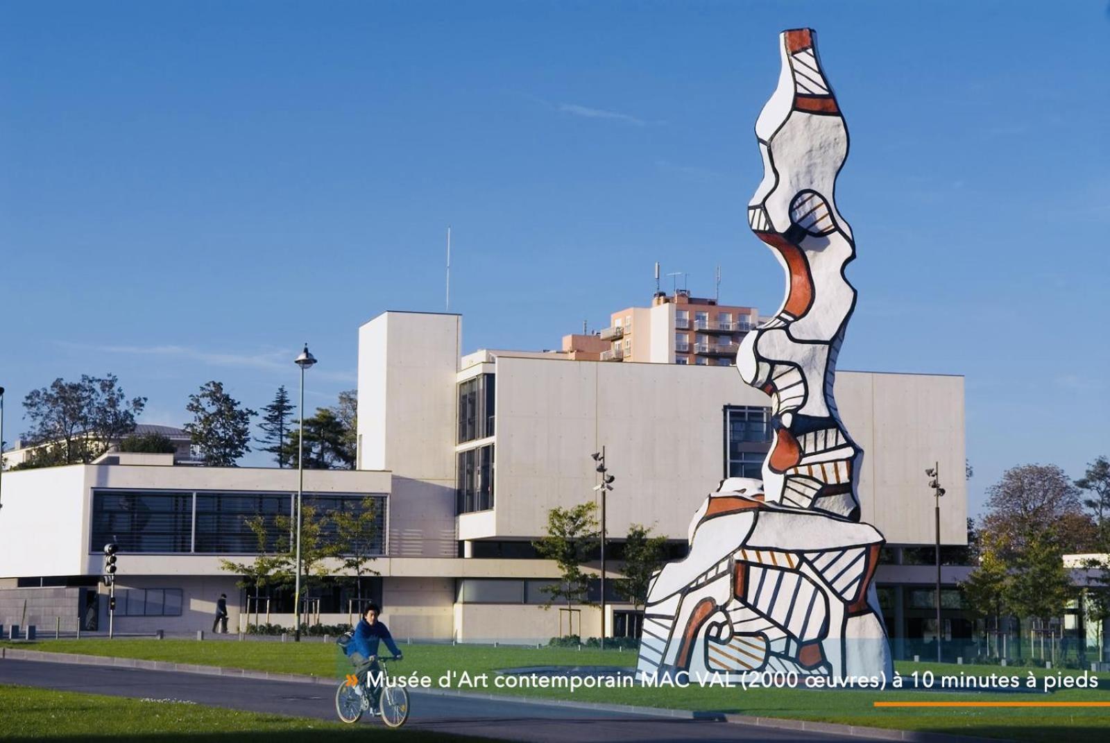 Appartement Parisien Neuf, Moderne Avec Une Grande Salon, 2 Chambres, 4 Lits, Parking Gratuit, 15Min De Paris Et 13 Min Aeroport Orly Vitry-sur-Seine Exterior foto